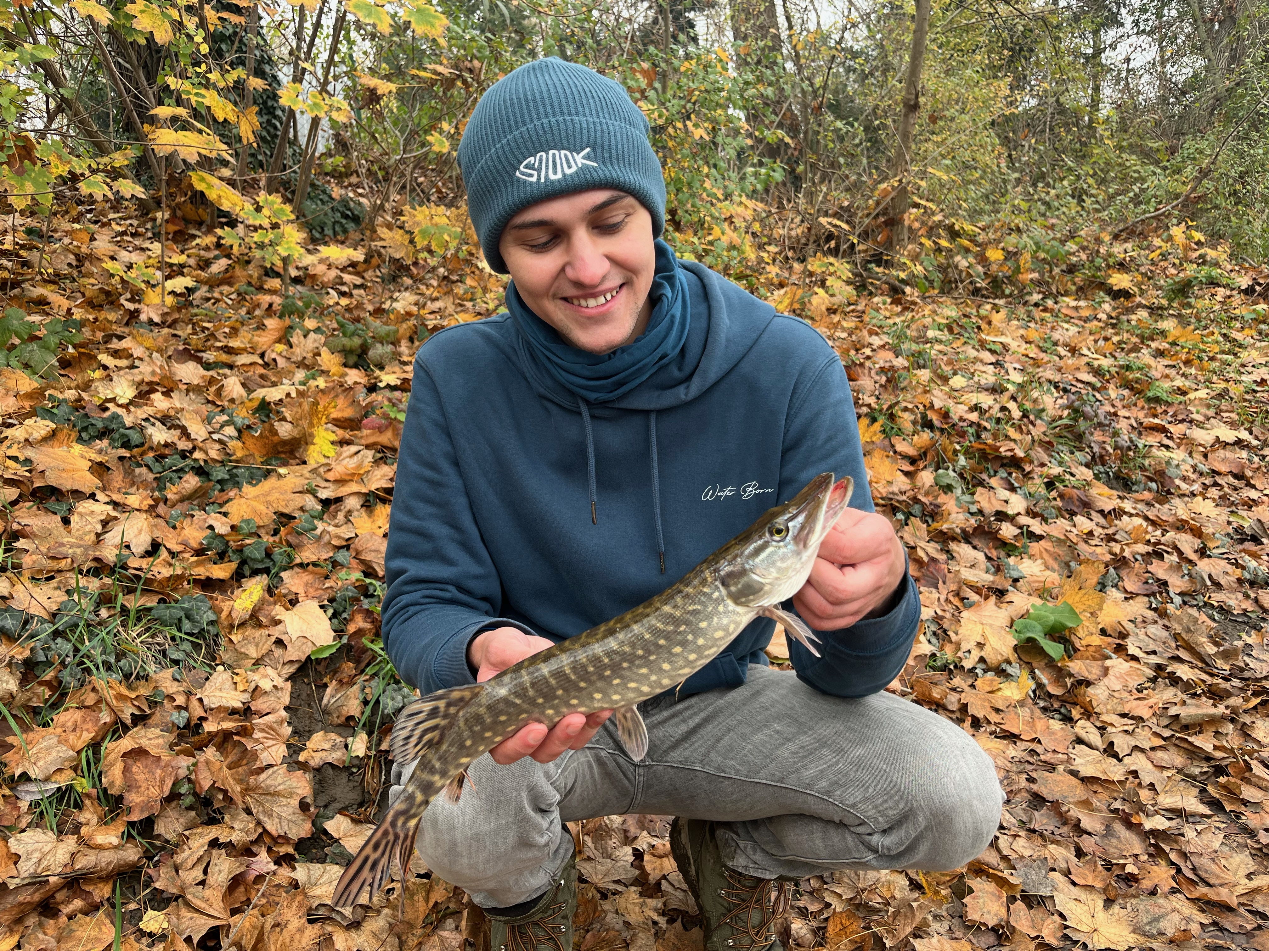 Zimní čepice Fisherman petrolejová snook