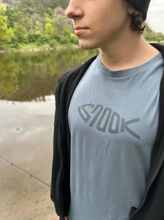 Šedé triko s krátkým rukávem snook